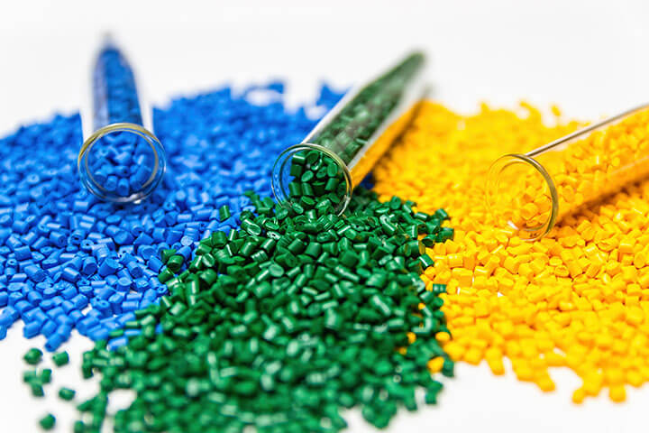 recycled plastic pellets